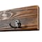 Alaterre Furniture Pomona  48" Metal and Wood Wall Coat Hook AMBA2920 - alternate 2